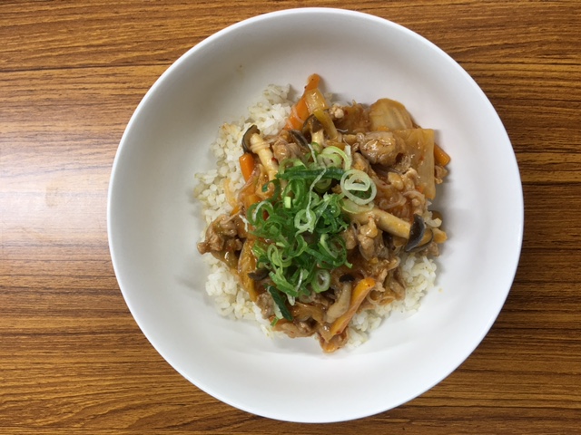 キムチあんかけ丼