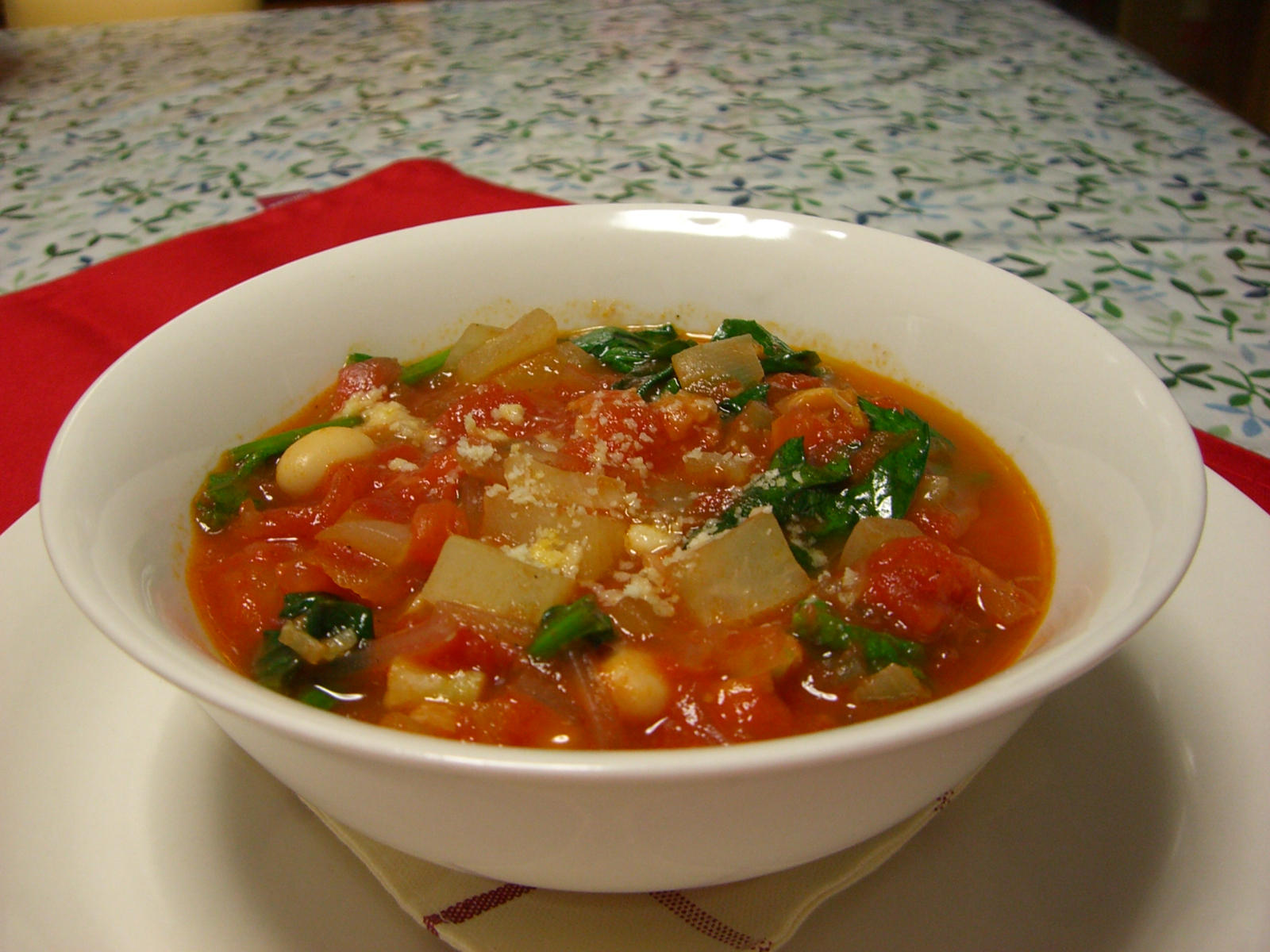 冬野菜とトマトのスープ